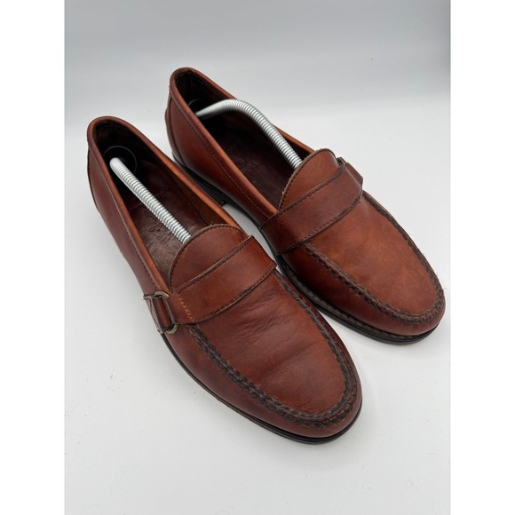 Polo Ralph Lauren Loafers Mens Sz 10.5 Brown Leather Penny Loafers Preppy main image 4